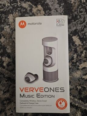 Motorola Verve Ones Wireless Earbuds - White